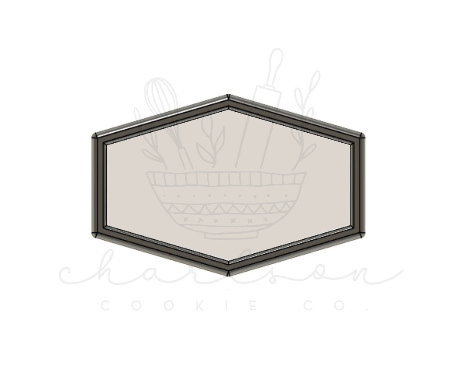 Michael plaque (regular) cookie cutter
