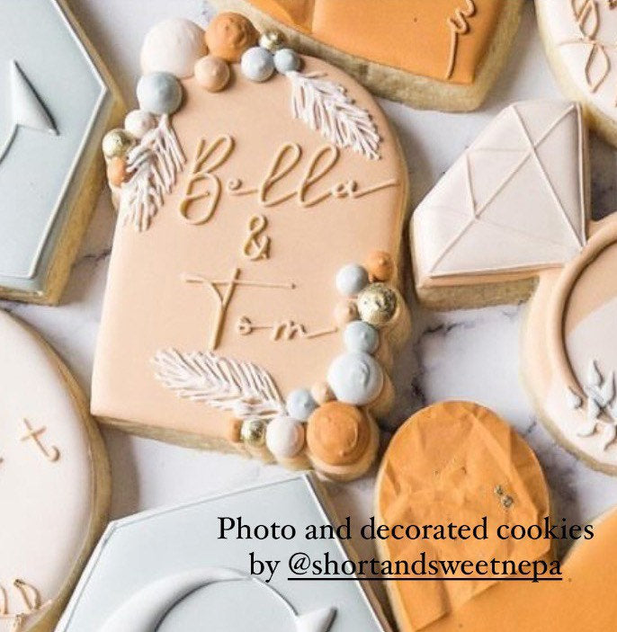 Balloon plaque no. 2 cookie cutter