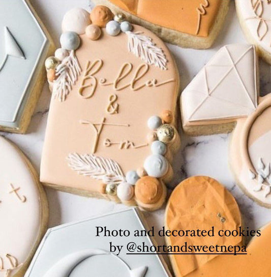 Balloon plaque no. 2 cookie cutter