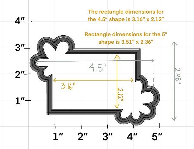 Daisy plaque cookie cutter