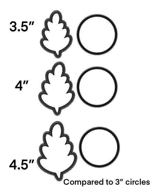 Leaf no. 6 cookie cutter