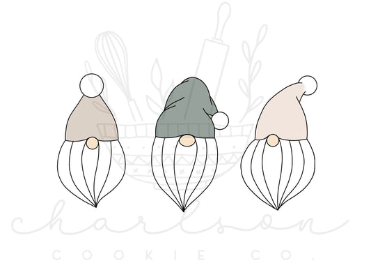 Gnomes / Santa cookie cutter