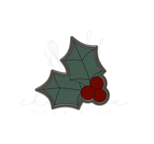 Holly no. 1 cookie cutter