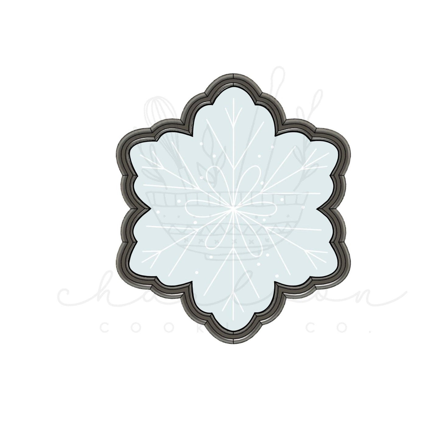 Snowflake cookie cutter