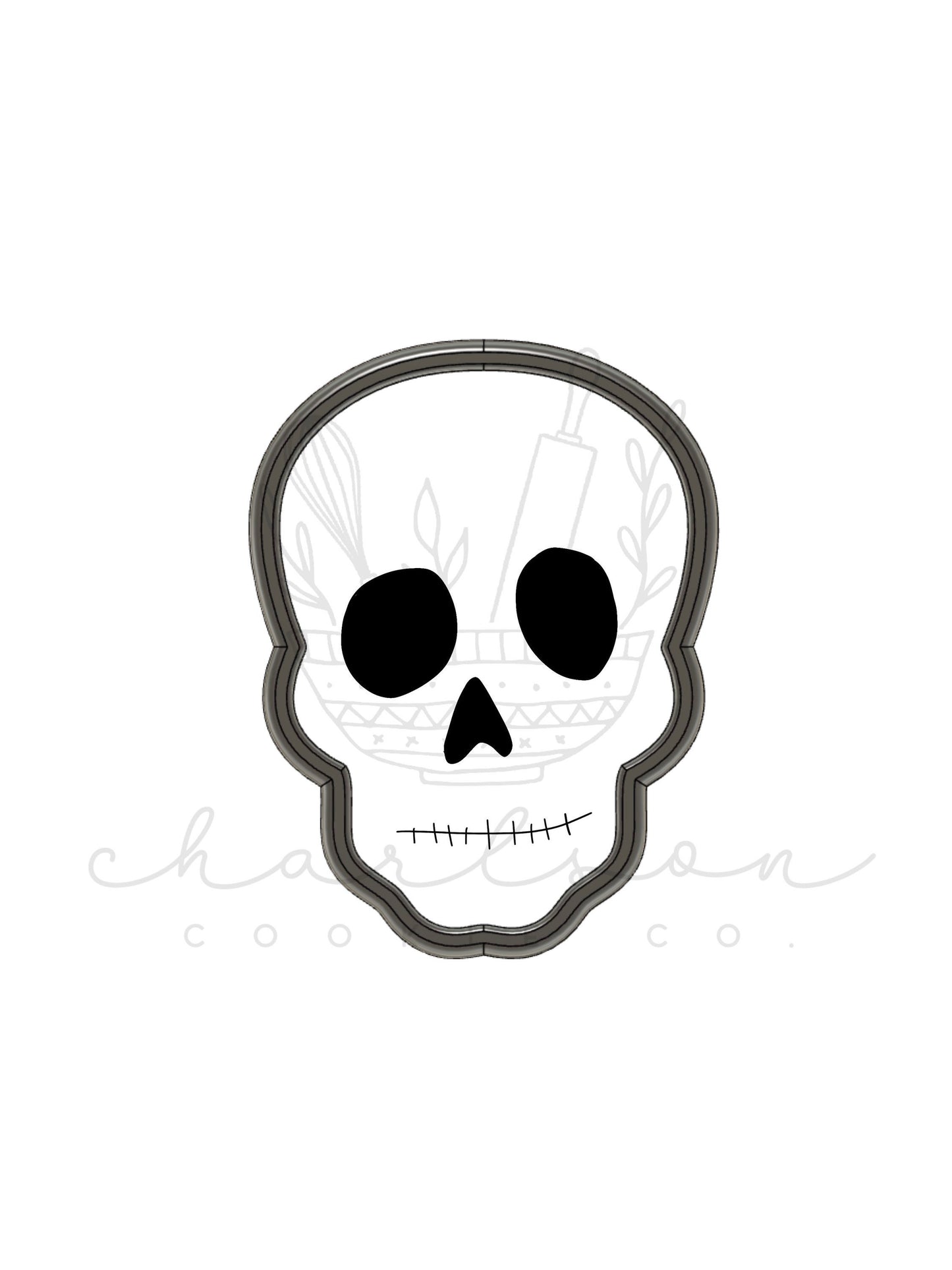 Skull no. 2 cookie cutter
