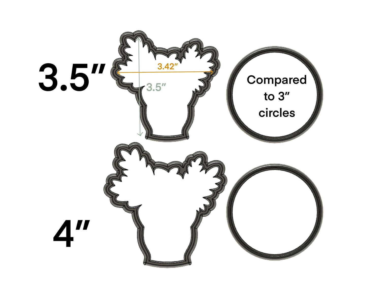 Floral vase no. 2 cookie cutter