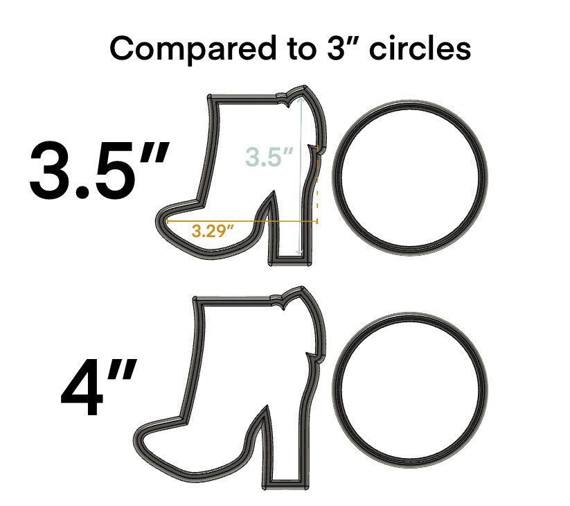 Heel no. 1 cookie cutter