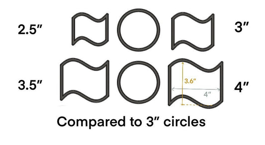 Wavy / Beach towel / Flag cookie cutter