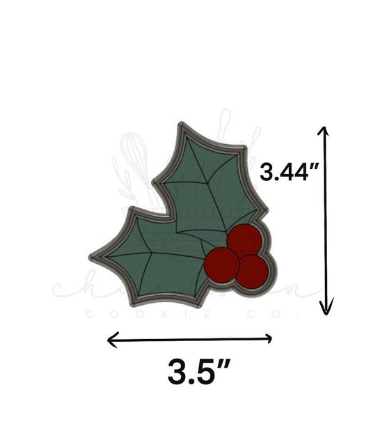 Holly no. 1 cookie cutter