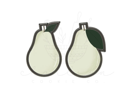 Pear cookie cutter