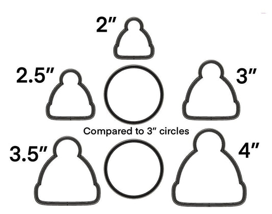 Beanie cookie cutter