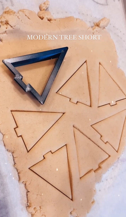 Modern tree cookie cutter