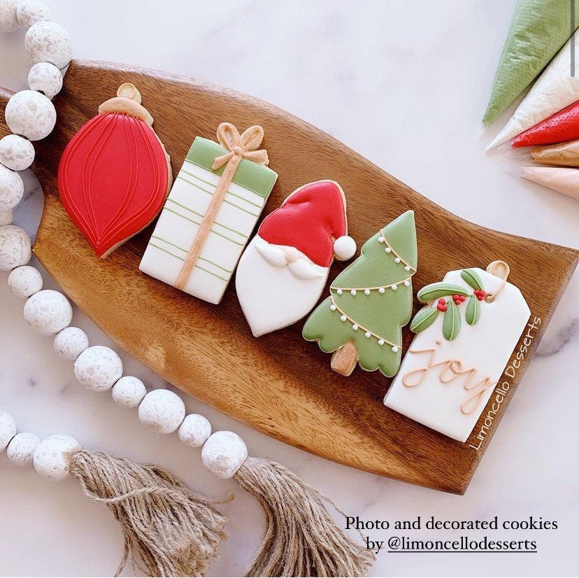 Tall holiday 4" cookie cutters 4pc set