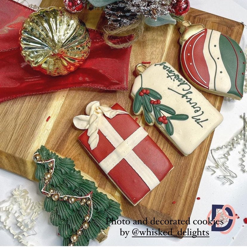 Tall holiday 4" cookie cutters 4pc set