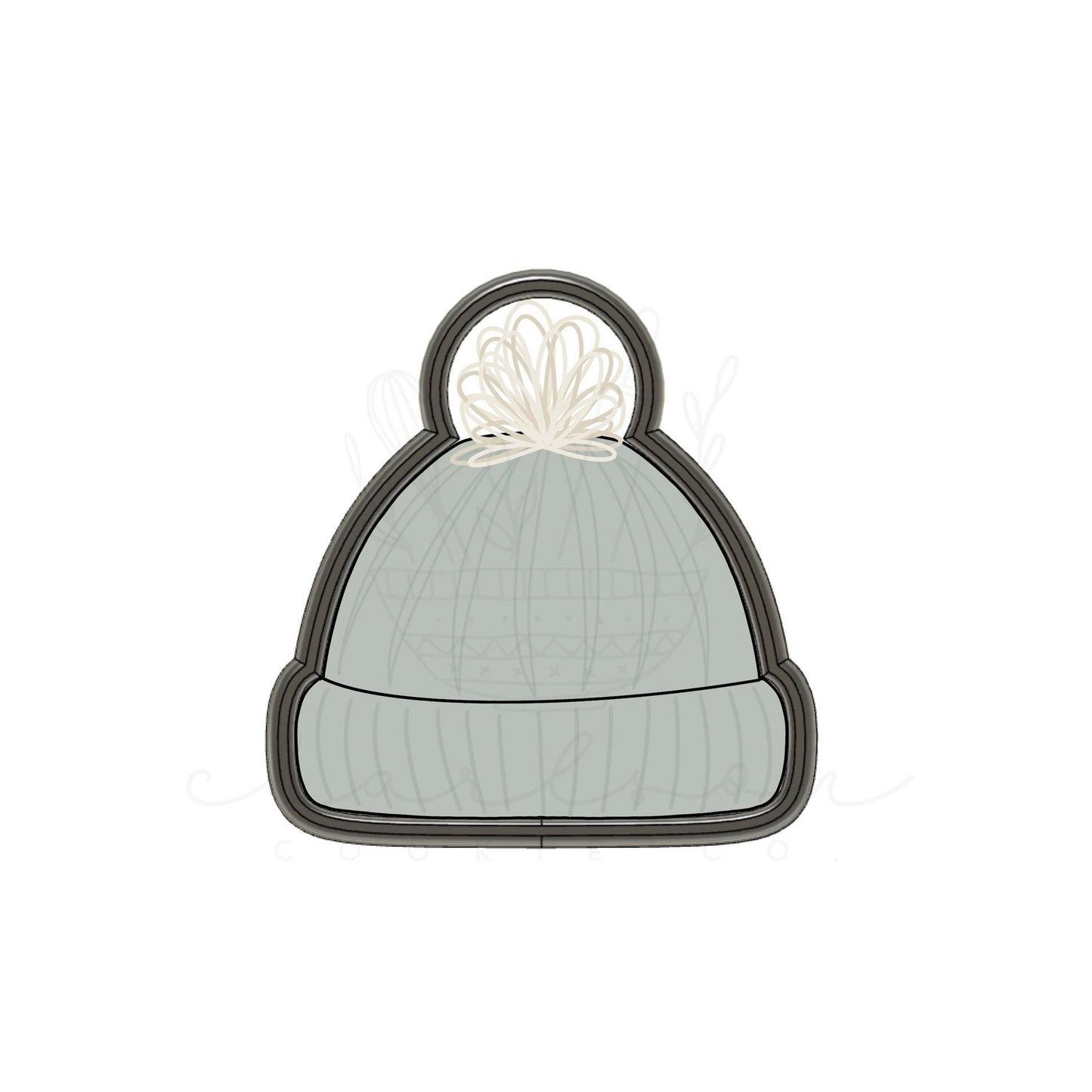 Beanie cookie cutter