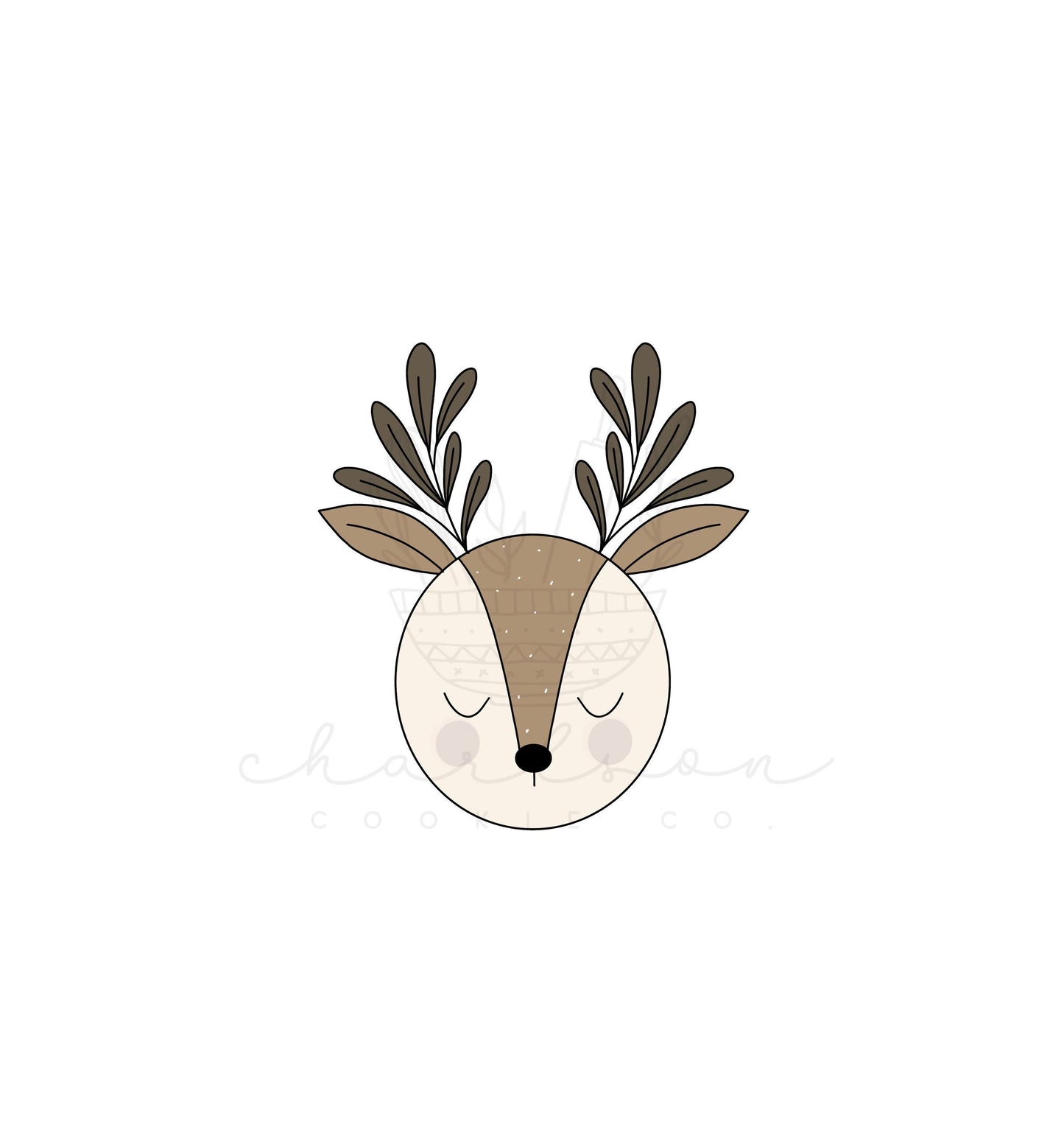 Deer head cookie cutter