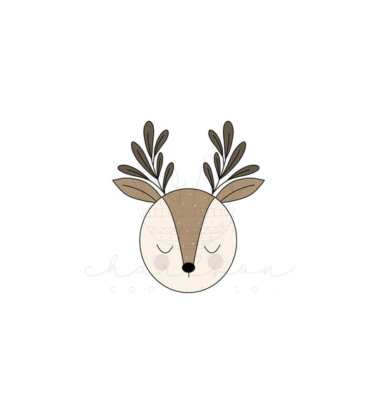 Deer head cookie cutter