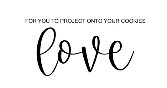 Love cookie cutter