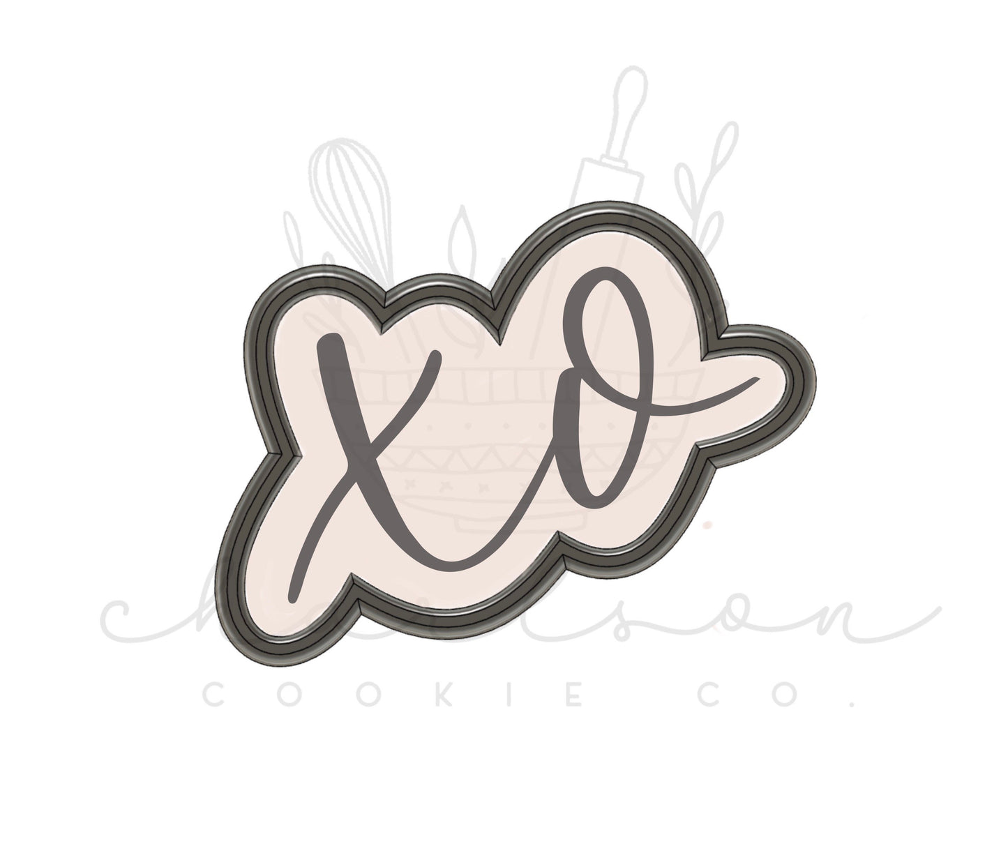 XO no. 1 cookie cutter