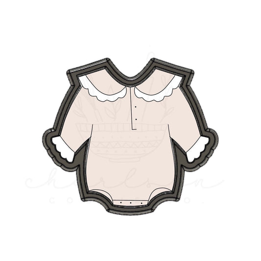 Baby ruffle no. 2 cookie cutter