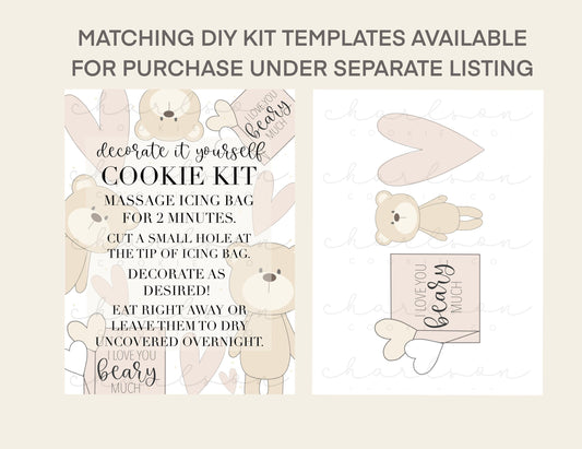 Valentine's Day Set C (3pc) cookie cutters set