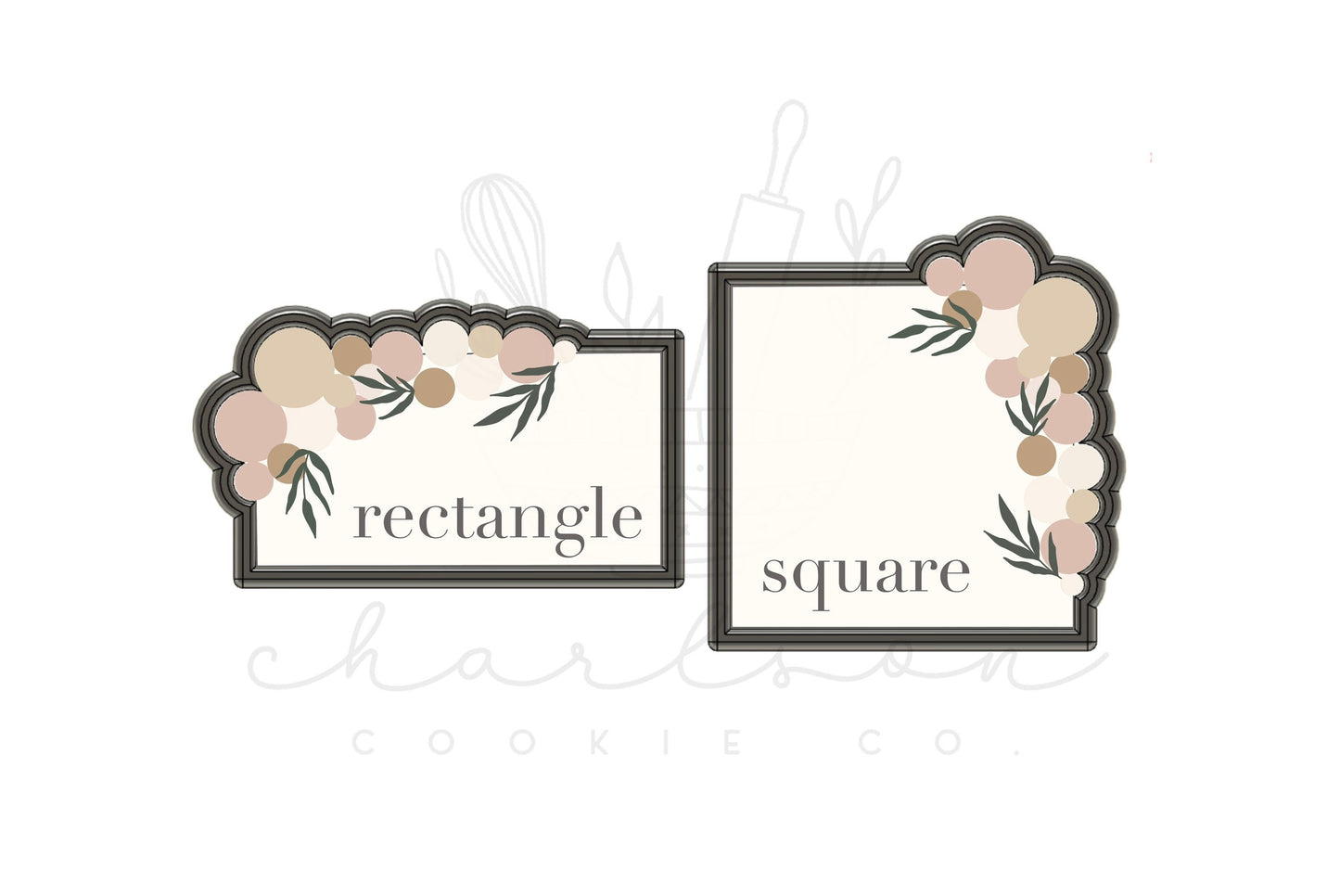 Balloon plaque no. 4 cookie cutter