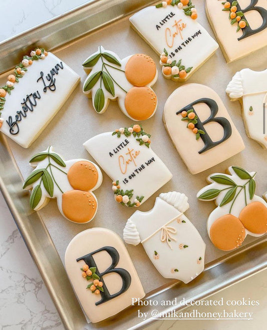 Balloon modern quarter plaque cookie cutter