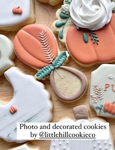 Baby Rattle / Whisk with floral cookie cutter