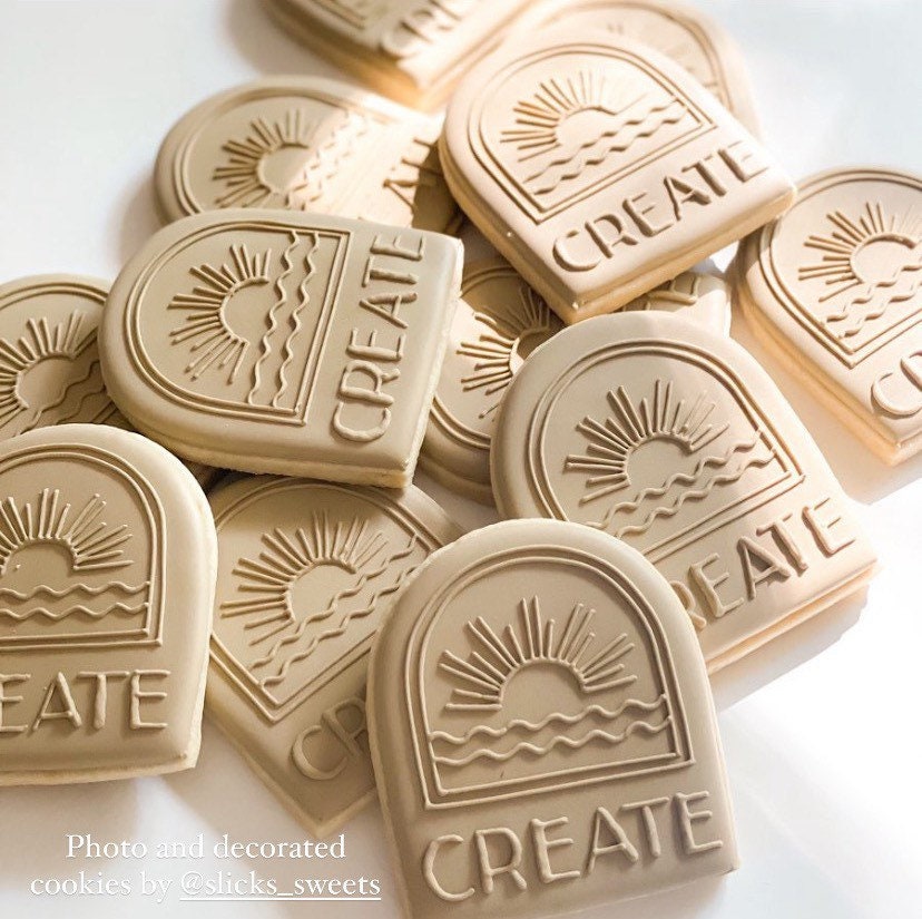 Modern arches and ovals cookie cutters