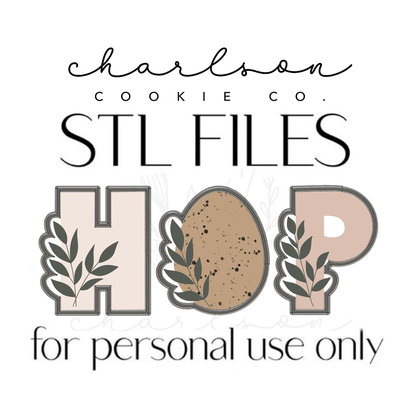 STL files / Hop cutters set (3pc) / digital files - personal use only