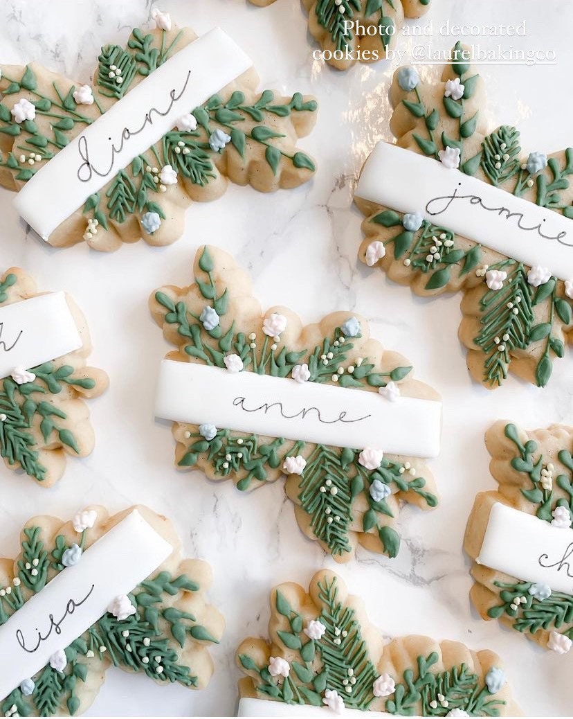 Olivia plaque cookie cutter