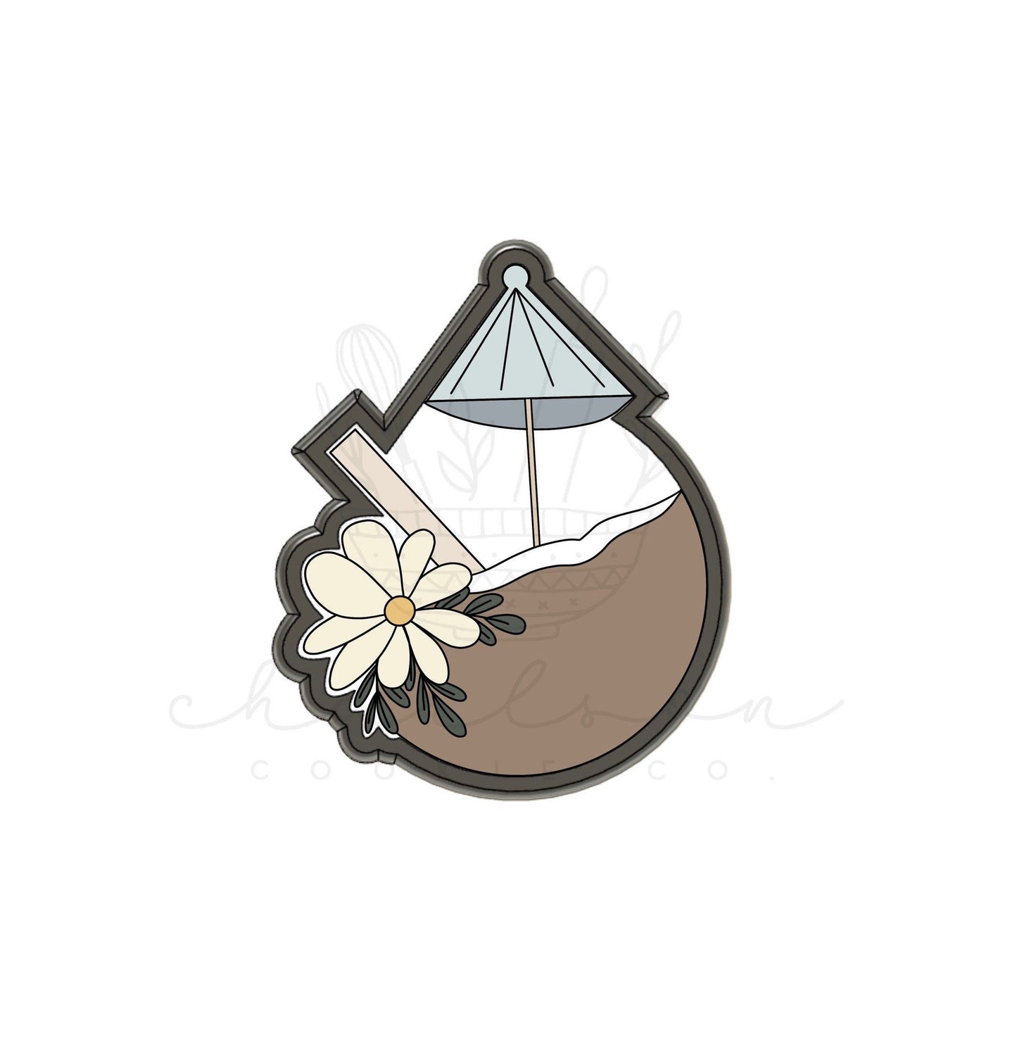 Coconut drink cookie cutter