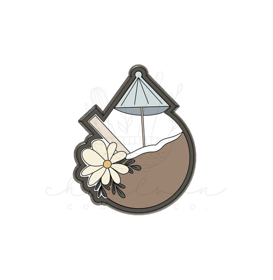 Coconut drink cookie cutter