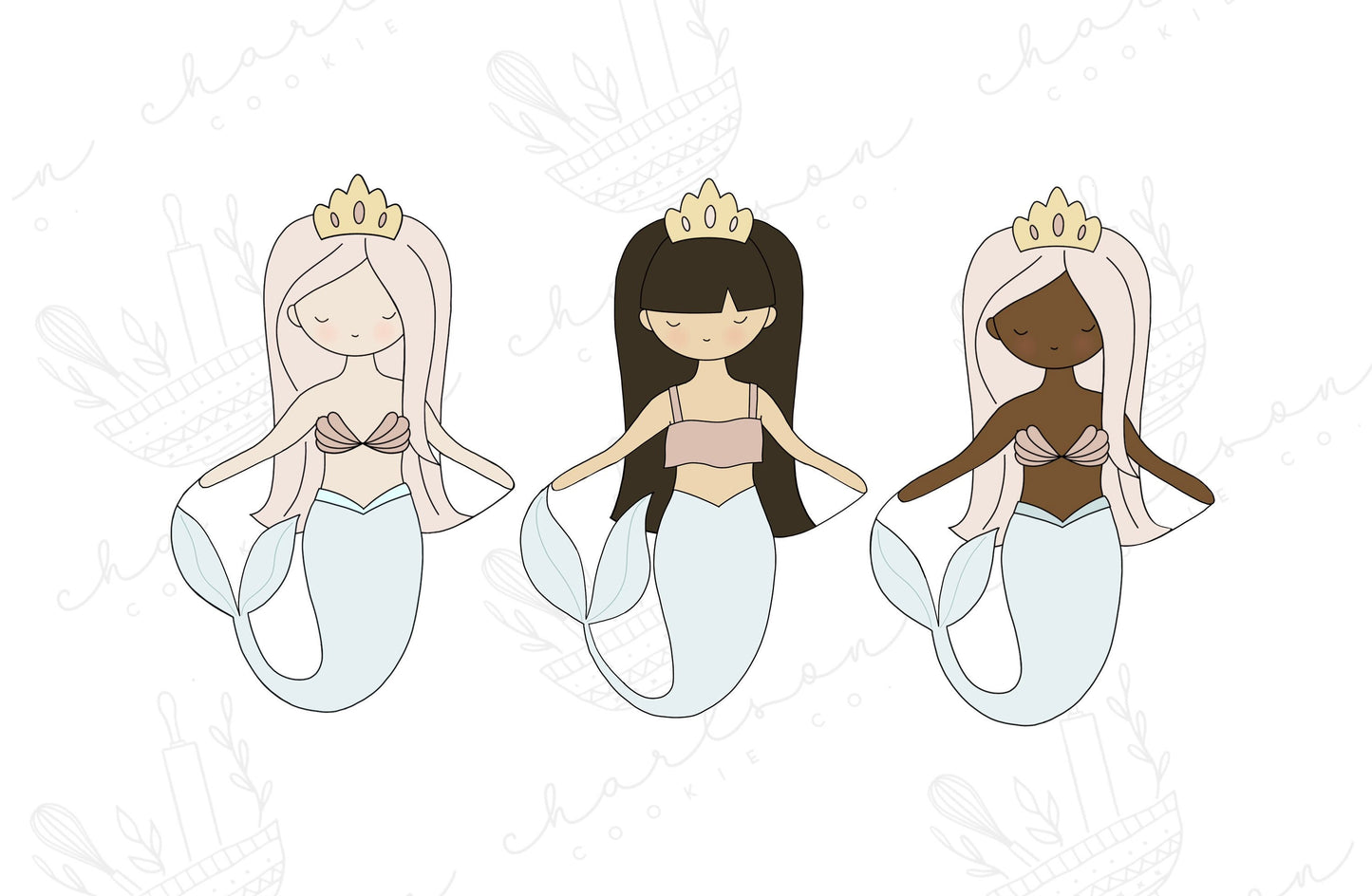 Mermaid cookie cutter