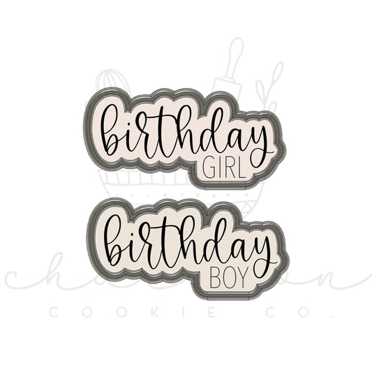 Birthday plaque cookie cutter