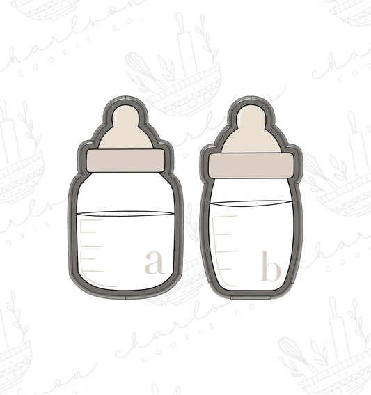 Baby bottle cookie cutter