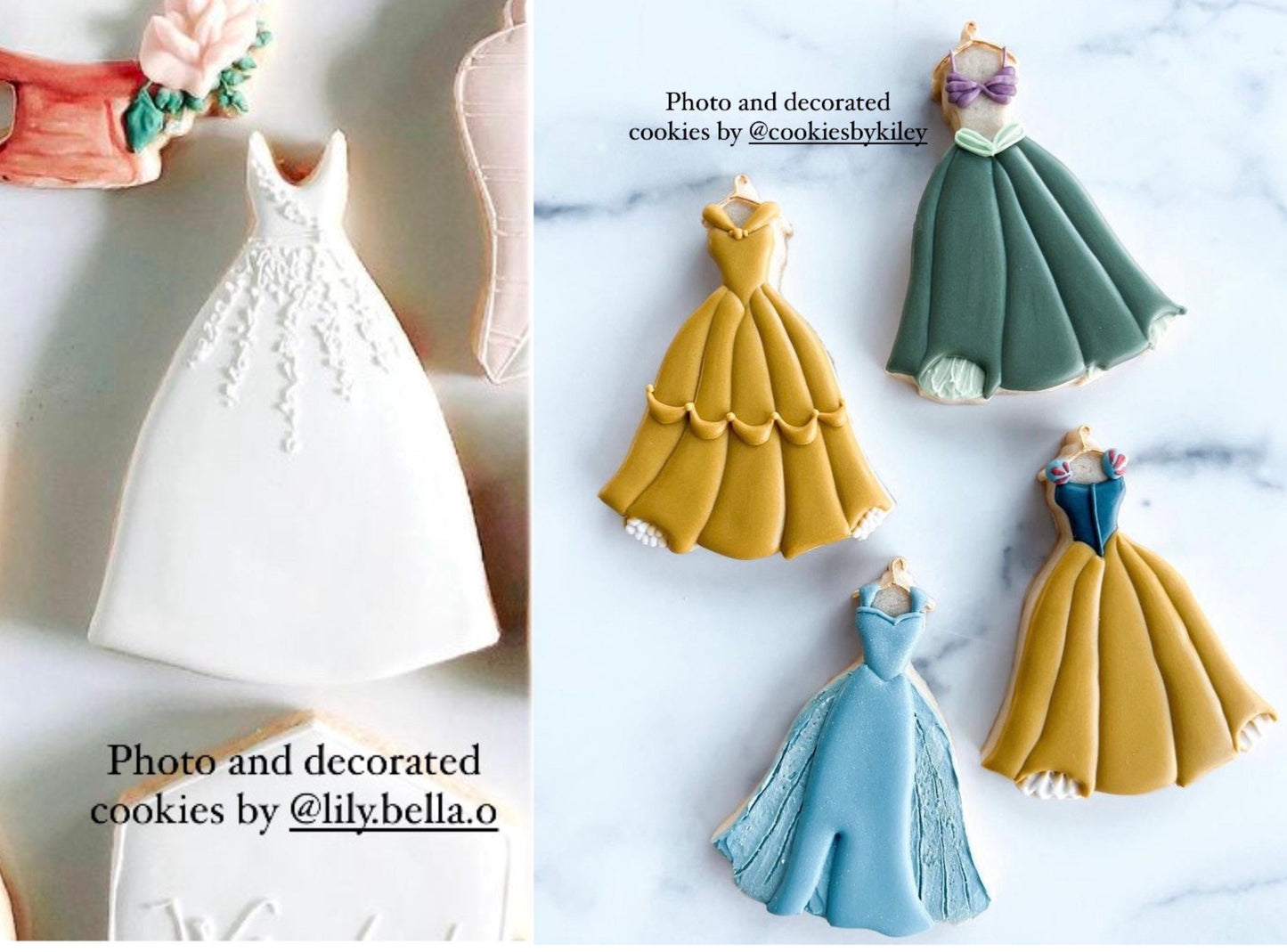 Wedding dresses cookie cutter