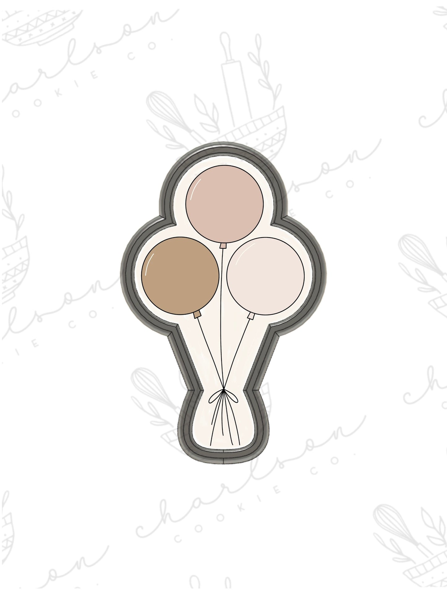 Balloons no. 2 cookie cutter