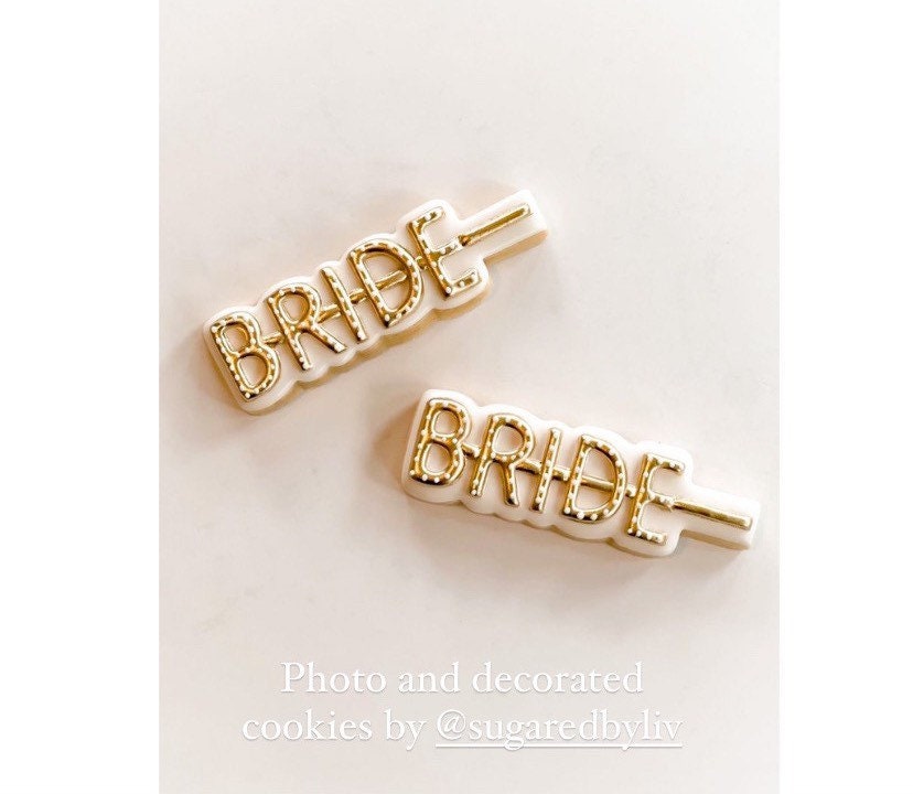 Bride clip cookie cutter