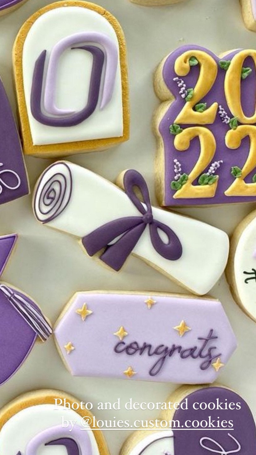 Graduation diploma cookie cutter