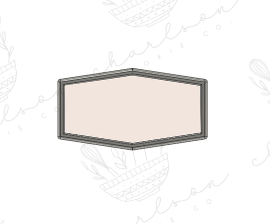 Michael plaque (skinny) cookie cutter