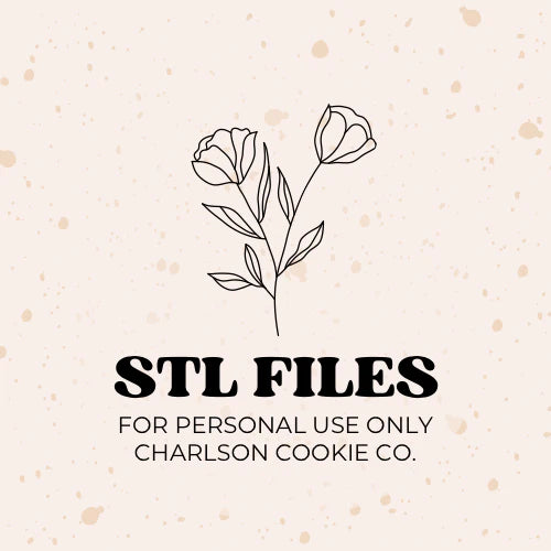Floral mom lettering M & O STL files (digital files) / personal use only