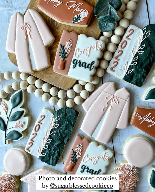 Graduation gown / academic dress cookie cutter