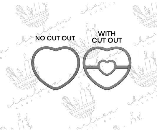 Heart donut cookie cutter