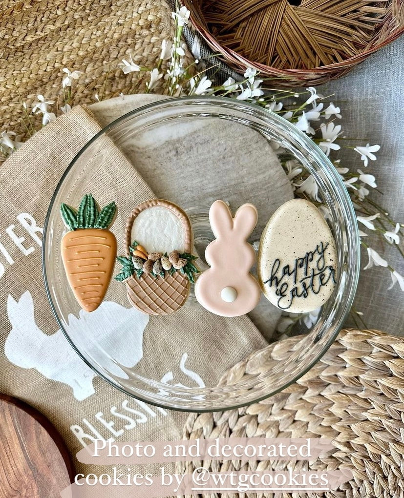 Easter set A 4" cookie cutters set (4pc)