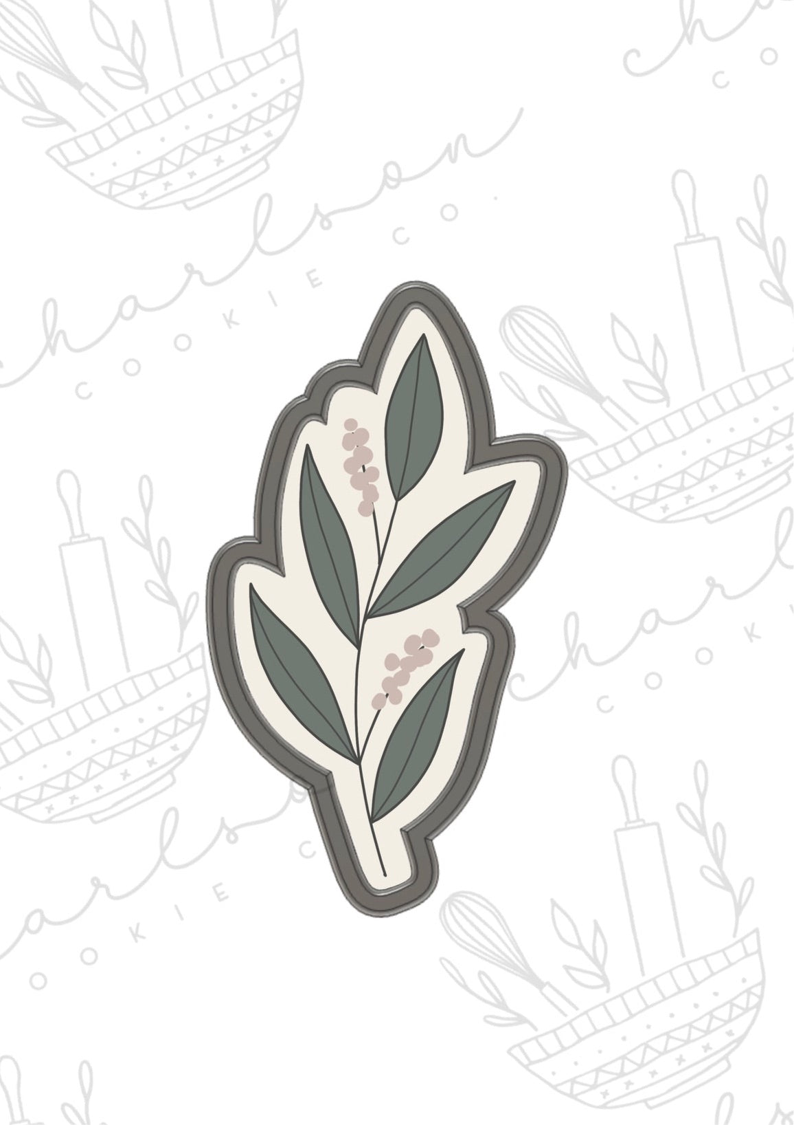 Leaf no. 8 cookie cutter