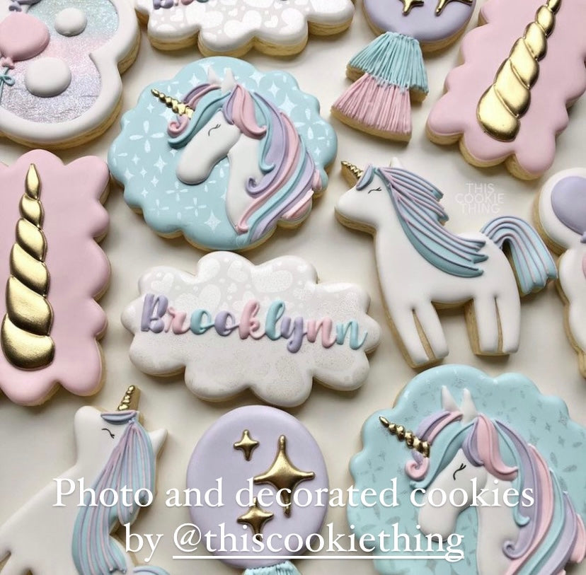 Unicorn cookie cutter