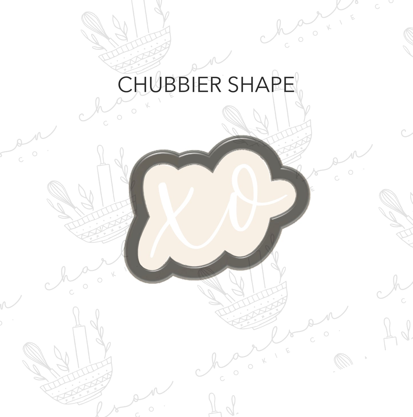 XO no. 1 cookie cutter