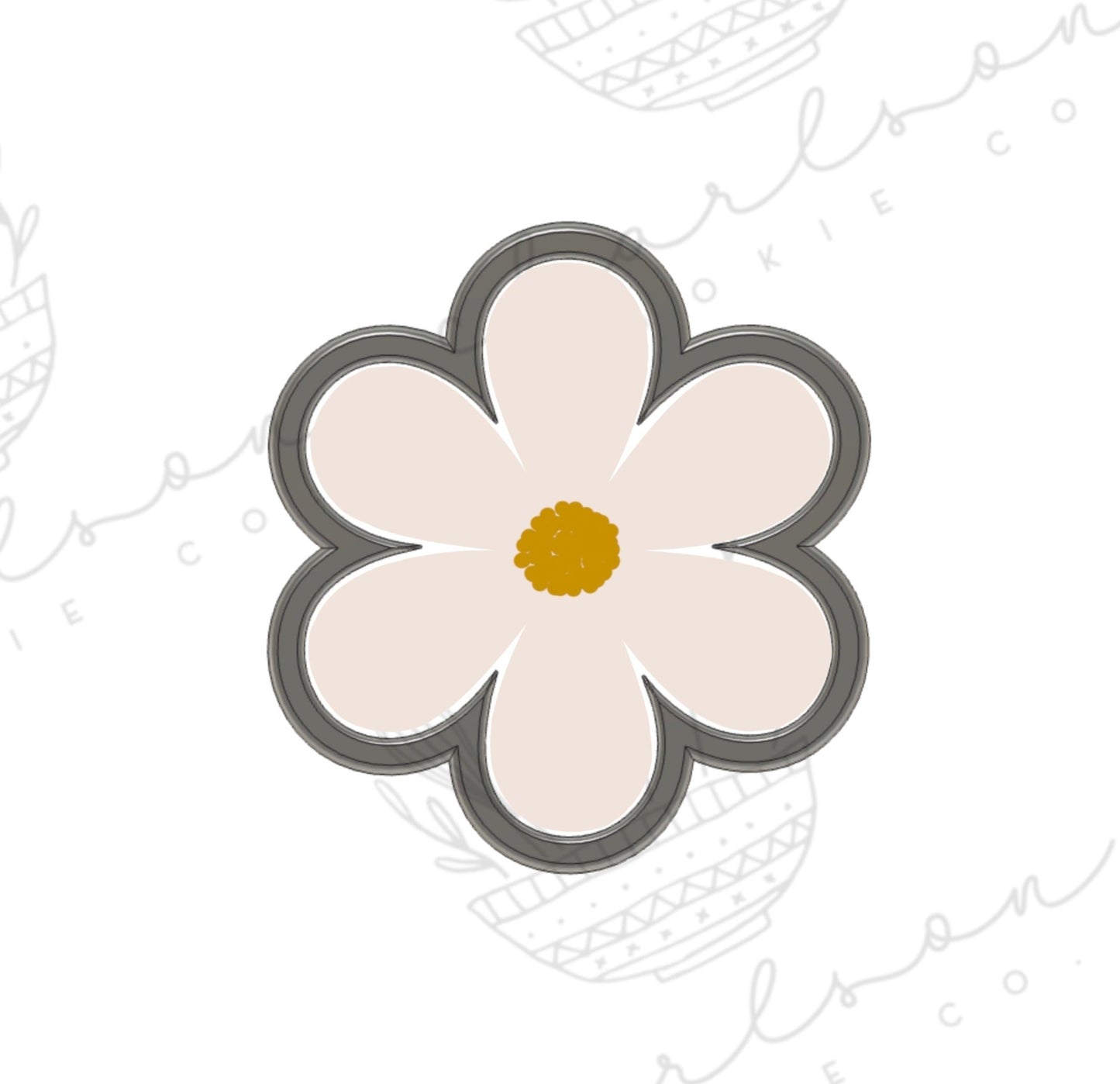 Daisy (6 petals) cookie cutter