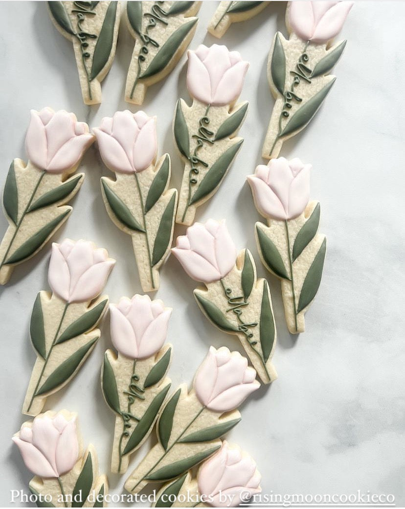 Tulip cookie cutter